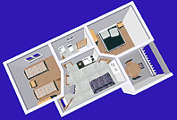 Apartment 1 floorplan